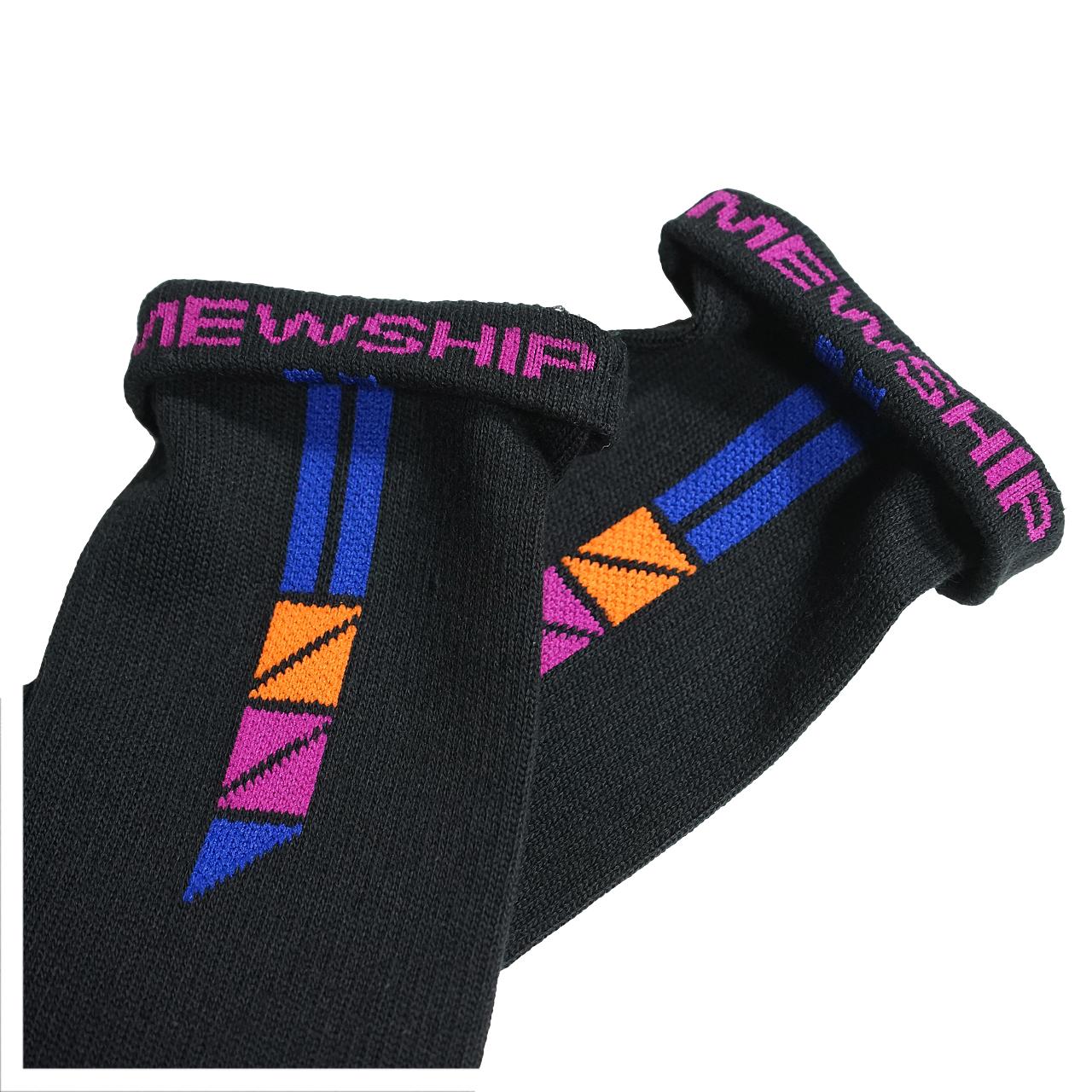 Mewship 90SOCKS EP5 【BK×Blue×Orange×Purple】