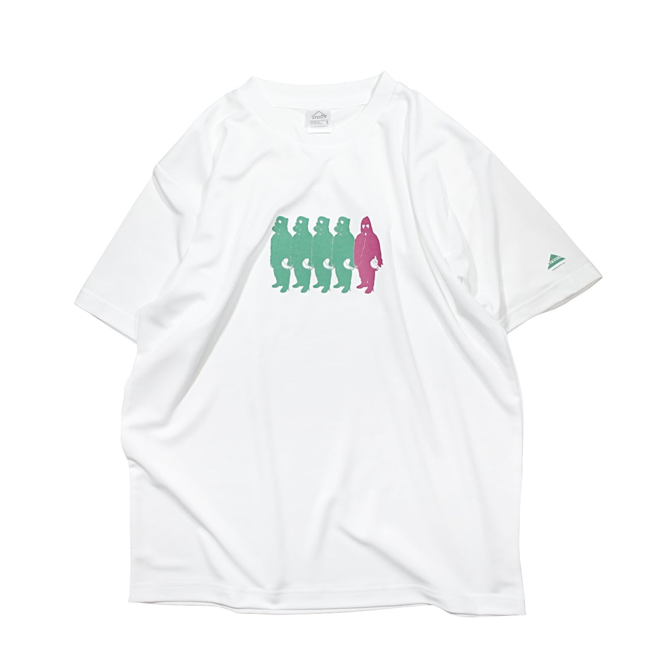 MEWSHIP Little MICKYS mini S/S PL 【White×D.BGR×Burgundy】