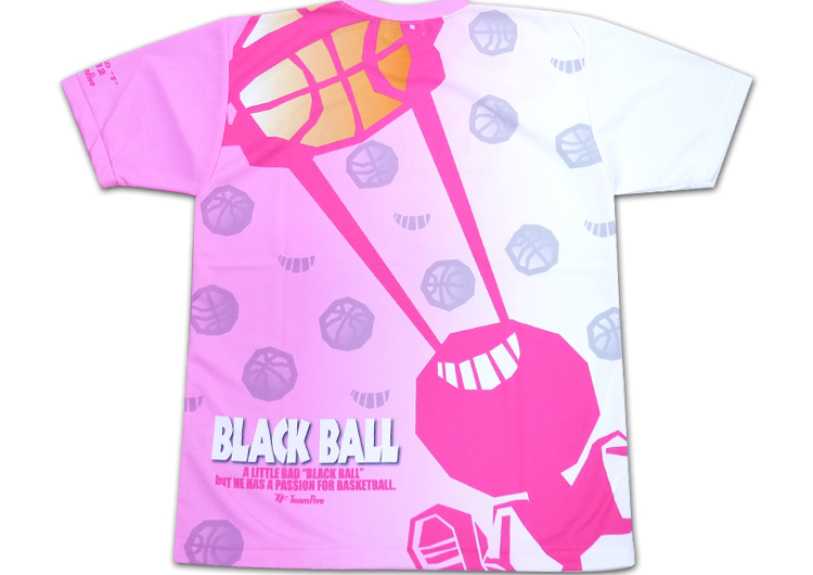 Team Five リミテッド BLACK BALL 昇華Tシャツ【ATL-032-14】