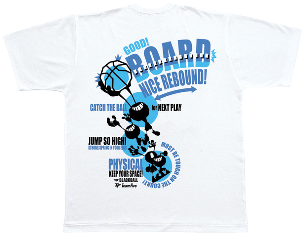 チームファイブ Tシャツ「グッド・ボール」【AT-9708】 - バスケットボール・プロショップ BUZZER BEATER 【バスケ専門】