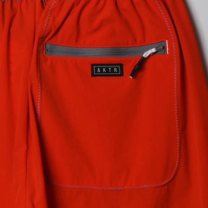 AKTR SPACE SUIT SHORTS ORANGE【221-005002】