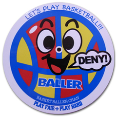 BALLER　バスケットボーラーちゃん ステッカー