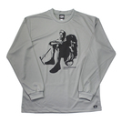 Mewship50【ONEMAN RESCUE】L/S PL (GY×BK)