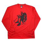 Mewship50【ONEMAN RESCUE】L/S PL (RD×BK)