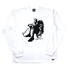 Mewship50【ONEMAN RESCUE】L/S PL (WH×BK)