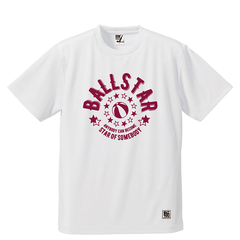 BBオリジナル【BALLSTAR】Tシャツ WH×BD