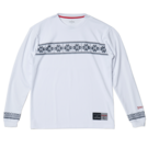 SPALDING L/S Tシャツ NORDIC【SMT181200 WH】 SPALDING L/S Tシャツ NORDIC【SMT181200 WH】