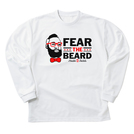 FEAR THE BEARD L/S TEE WH