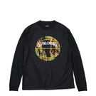 SPALDING L/S Tシャツ マーブルボール【MT191210 BK×OR】 SPALDING L/S Tシャツ マーブルボール【MT191210 BK×OR】