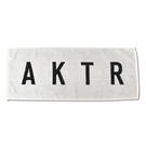 AKTR SPORTS TOWEL LOGO WH×BK AKTR SPORTS TOWEL LOGO WH×BK