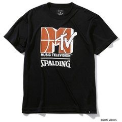 SPALDING MTV バスケットボール Tシャツ【SMT200010 BK】