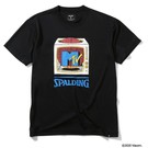 SPALDING Tシャツ MTV テレビジョン【SMT200050 BK】 SPALDING Tシャツ MTV テレビジョン【SMT200050 BK】