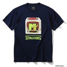 SPALDING Tシャツ MTV テレビジョン【SMT200050 NV】 SPALDING Tシャツ MTV テレビジョン【SMT200050 NV】