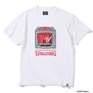 SPALDING Tシャツ MTV テレビジョン【SMT200050 WH】 SPALDING Tシャツ MTV テレビジョン【SMT200050 WH】