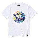 SPALDINGTシャツ ウォーターマーブルボール【SMT200200 WH×ML】 SPALDINGTシャツ ウォーターマーブルボール【SMT200200 WH×ML】