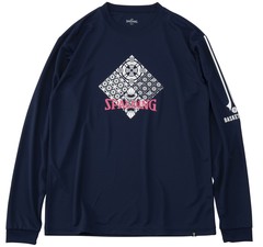 Spalding　ロングスリーブTシャツ スカンジナビアン スクエア【SMT191240】