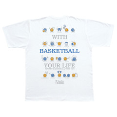 チームファイブ Tシャツ「ウィズ・バスケットボール！」【AT-9108】