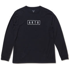 AKTR LOGO L/S TEE BK