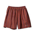 AKTR TRIBE STRIPE SHORT WIDE PANTS ORANGE【121-003002】