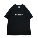 Mewship50 Triangle S/S PL【Black×White×R.Orange】