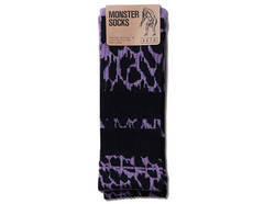 AKTR MONSTERSOCKS PURPLExLEOPARD【221-074021】