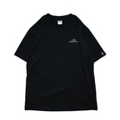 Mewship50 BASE LOGO S/S PL <Black×White>