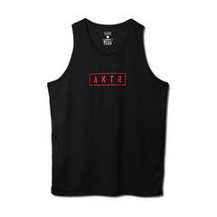 AKTR LOGO TANK BLACK【221-001001】