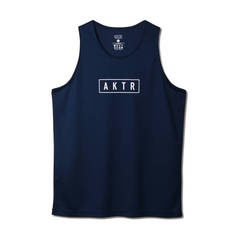 AKTR LOGO TANK NAVY【221-001001】