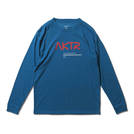 AKTR SPACE AKTR LOGO L/S TEE BLUE【221-003005】