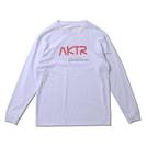 AKTR SPACE AKTR LOGO L/S TEE WHITE【221-003005】