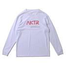 AKTR SPACE AKTR LOGO L/S TEE WHITE【221-003005】 AKTR SPACE AKTR LOGO L/S TEE WHITE【221-003005】