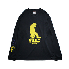 MEWSHIP WILD.X 21 L/S PL <Black×Yellow>