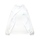 Mewship BASE LOGO L/S PL <White×B.Green>