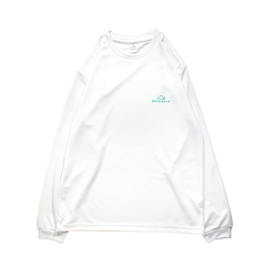 Mewship BASE LOGO L/S PL <White×B.Green>