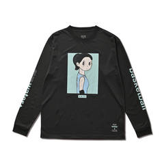 AKTR eyewater SPORTS LS TEE BLACK【122-109002】