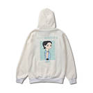 AKTR eyewater SWEAT HOODIE WHITE【122-113010】