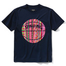 SPALDING Tシャツ アフリカントライバルボール ネイビー【SMT22005】