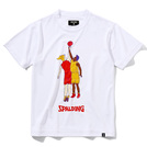 SPALDING ジュニア Tシャツ トライトゥゲザー トスアップ アイスグレー【SJT22059】