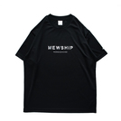 MEWSHIP Slash LOGO S/S PL <Black×Gray×White>