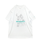 MEWSHIP Three point GOAT S/S PL <White×Black×B.Green>