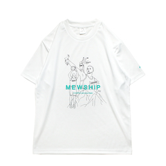 MEWSHIP Three point GOAT S/S PL <White×Black×B.Green>