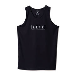 BASIC AKTR LOGO TANK BLACK