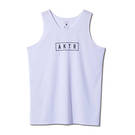 BASIC AKTR LOGO TANK WHITE