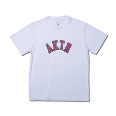 AKTR COLLEGE LOGO SPORTS TEE WH【222-047005】