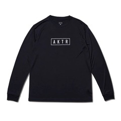 AKTR BASIC AKTR LOGO L/S SPORTS TEE BK