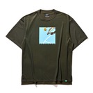 SPALDING Tシャツ クロスオーバー オリーブカーキ【SMT22134】