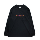 Mewship SLASH LOGO-GAP L/S PL 【Black×Pueple×Orange】