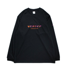 Mewship SLASH LOGO-GAP L/S PL 【Black×Pueple×Orange】 Mewship SLASH LOGO-GAP L/S PL 【Black×Pueple×Orange】