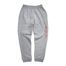 Mewship SLASH LOGO-GAP light sweat pants【Gray×Orange×Blue】