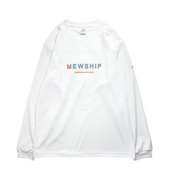 MEWSHIP Hi Book!! L/S PL 【White×Orange×Blue】